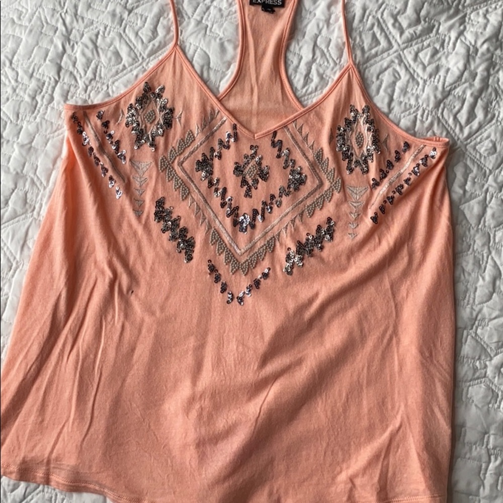 Express tank top with sequins